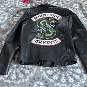 Riverdale© South Side Serpents Faux Leather Jacket—Mint Condition!